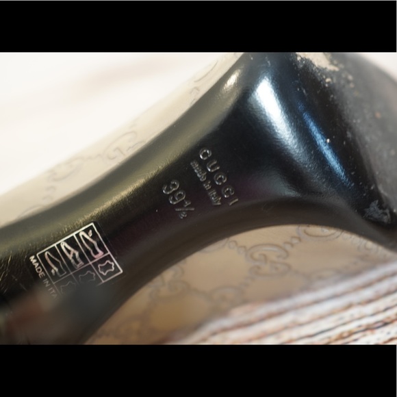 Gucci Peep Toe Pumps in Tan - Picture 6 of 7